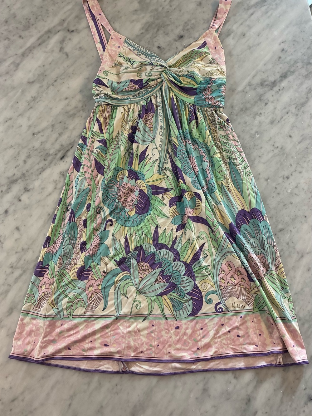 Elie Tahari Pink, Mint & Purple Floral Girls' Sundress